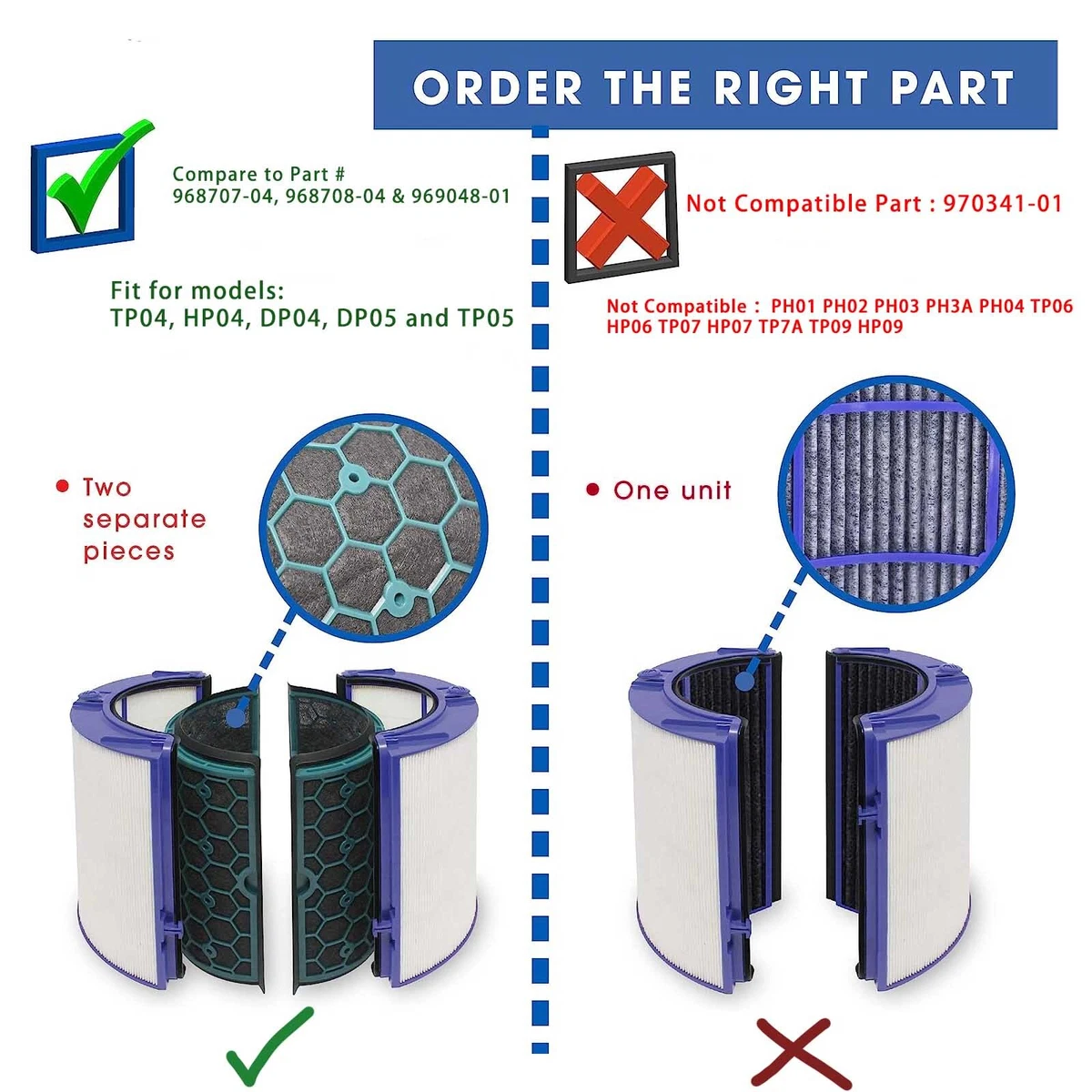 Dyson pure cool tp04 tower fan 2024 and purifier with 360 hepa filter