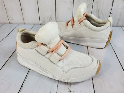 Womens Size Sorel Out N About Plus Street Sneak Sneakers White Sea Salt 