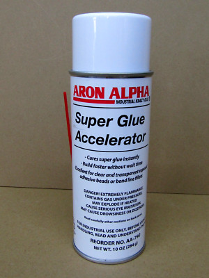 Aron Alpha Instant Cure Super Glue Accelerator, 10 oz Aerosol