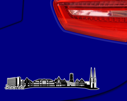 Bielefeld Skyline Aufkleber Sticker Autoaufkleber City Gedruckt - Bild 1 von 1