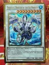 Yugioh Trishula, Dragon of the Ice Barrier Gold MGED-EN027 1st Ed Near Mint