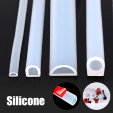 Adhesive D-Shaped Seal Strip - for Cabinet/Door Soundproofing | Silicone 