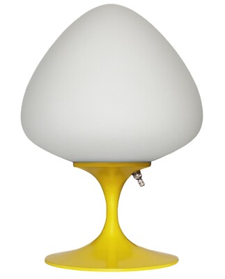 Stemlite Table Lamp by Designline in Lemon Yellow - Mid Century Retro Lamps