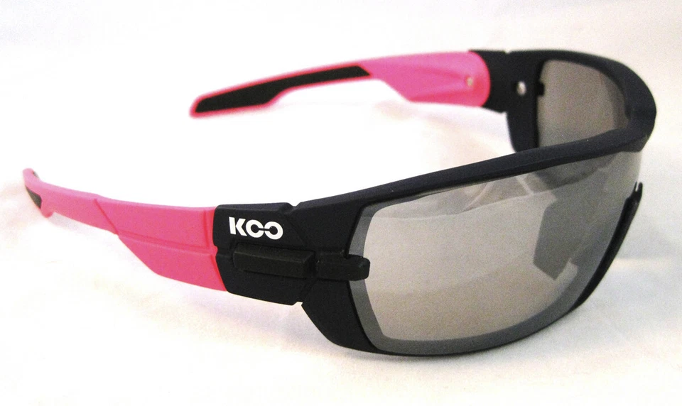 Kask KOO Open Cycling Bike Sunglasses Navy/Pink Clear Lenses included New in Box - Image 3 of 4
