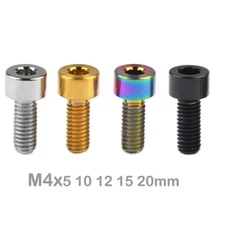 ti Titanium Hex Socket Screw Standard Bicycle Head DIN912 M4x5 10 12 15 20mm