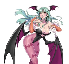 Morrigan Aensland Darkstalkers Weatherproof Anime Sticker 6" Car Decal S18