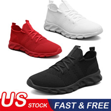 Men's Running Walking Jogging Shoes Casual Sneakers Tennis Outdoor Gym Athletic