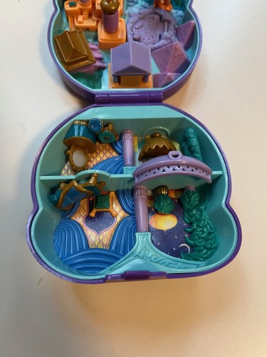 Polly Pocket Aladdin 1995 Bluebird Vintage Disney Compact Case No Dolls - Picture 16 of 24
