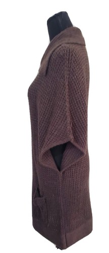 Alberto Makali Brown Knit Sweater Dress Womens Size Large - 第 2/7 張圖片