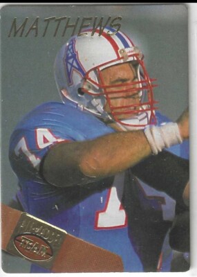 1994 Action Packed All-Madden #18 Bruce Matthews Houston Oilers