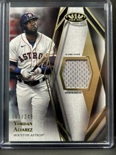 2022 Topps Tier One Relics /249 Yordan Alvarez #T1R-YA Houston Astros
