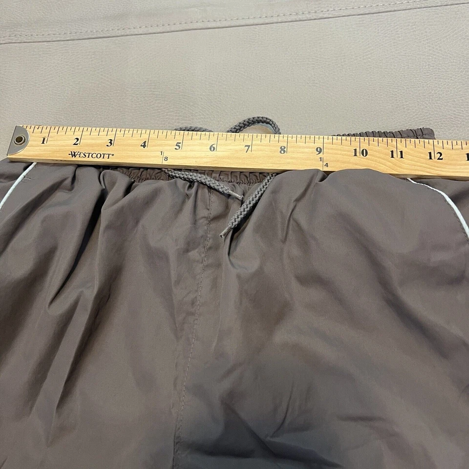 Pantalón BCG Mujer Gris/Azul Rayas Rave Suelto EDM Paracaídas Y2K Pista Nylon-SM-7712 Foto 3 de 4