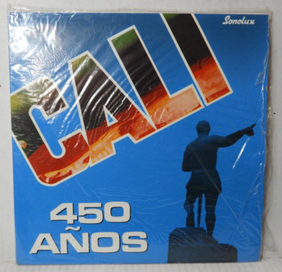CALI 450 Años  (VARIOUS) 1986 (SONOLUX/01435) CUMBIA/SALSA 2 LP EX/EX!