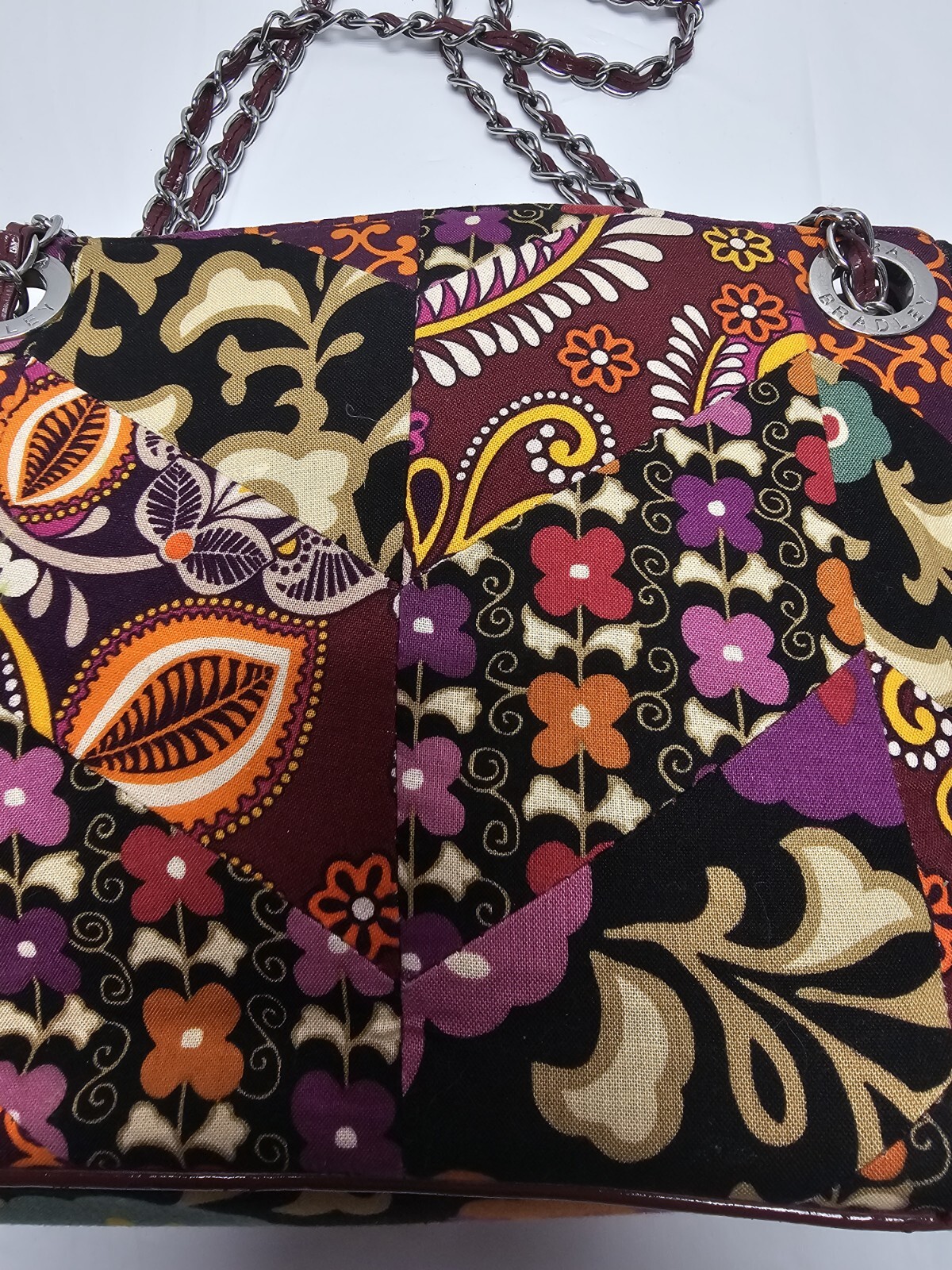 Vera Bradley Chain Handbag  Patchwork Shoulder Ba… - image 3