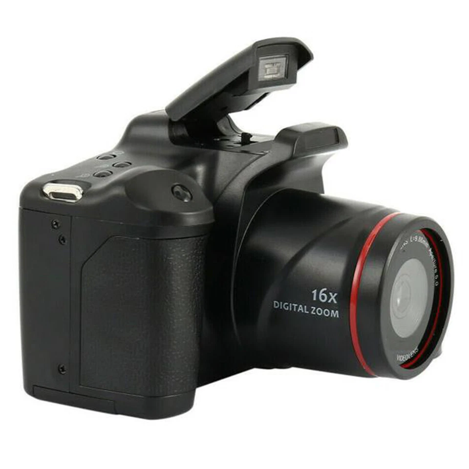 Digital SLR Camera 16X Zoom 16MP Vlogging Video Camera w/ 3 Inch TFT LCD Screen - Image 3 of 4
