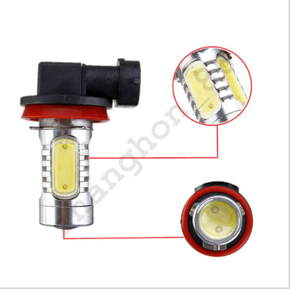 2X Bombilla antiniebla LED COB blanca súper brillante H11 para BMW 328i 335i 525i 528i 535i Foto 4 de 4