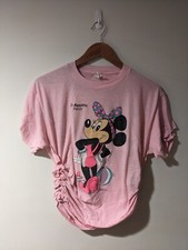 Vintage 80s Minnie Mouse Disney St. Augustine Florida KIDS Pink X-Large T-Shirt