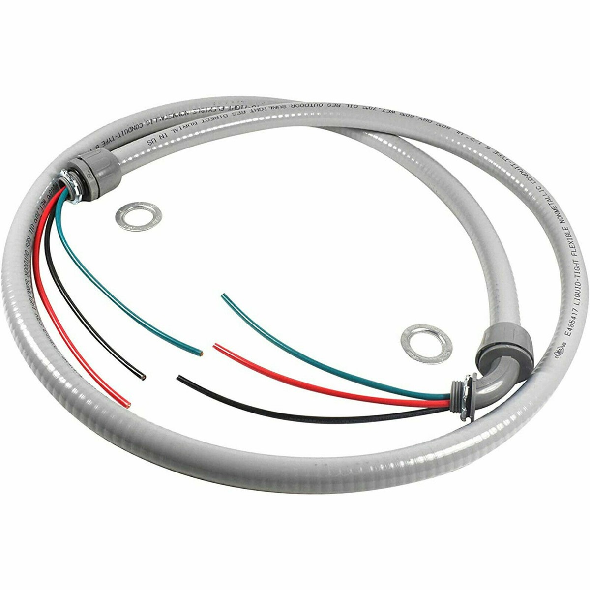 6-ft 10-AWG 3-Conductor Non-Metallic Liquid-Tight A/C Whip