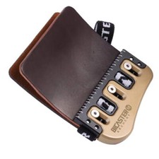 Protezione linguette dita arco nudo professionale pelle ottone protezione ingranaggio tiro con l'arco RH LH caccia