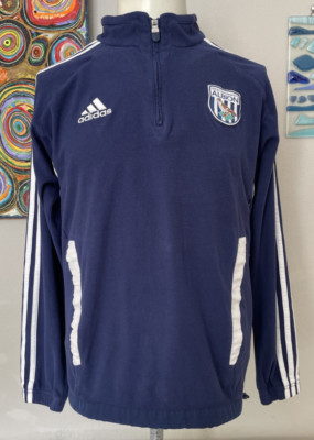 West Bromwich Albion FC Fleece Adidas Climawarm blau Sweatshirt Gr. M, 38/40''