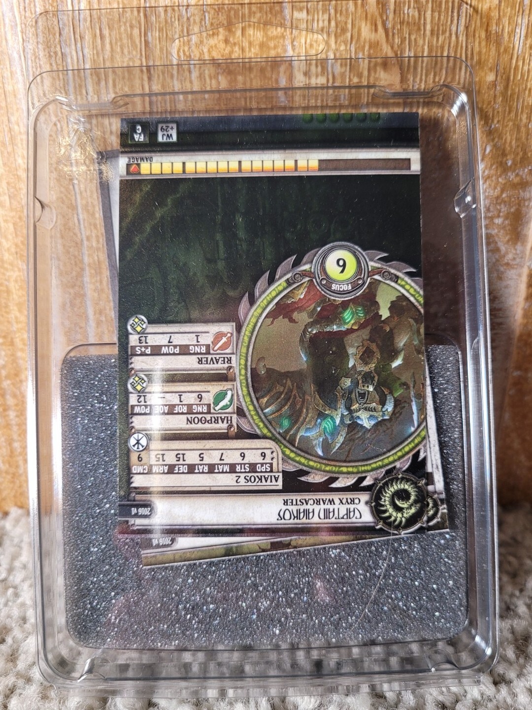 PP Warmachine Cryx Captain Aiakos Miniature & Enamel Pin Set in Box | eBay