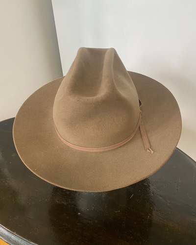 Vintage Stetson XXX Sheplers Cowboy Hat Size 6 3/4, 55cm Beige - Picture 4 of 11