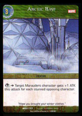 VS System: Arctic Base [Played] VS: Marvel Evolution TCG CCG Classic ...