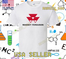 NEW SHIRT MASSEY FERGUSON TRACTOR RACING LOGO T-SHIRT FUNNY SIZE S-5XL