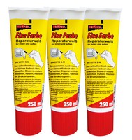 6 X BrüCol Fixe Farbe Reparaturweiß FüR Innen Und AußEn 250Ml, Wandfarbe