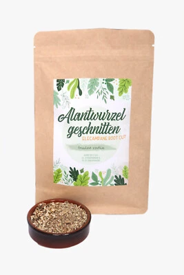 HERBSBYHAND Alantwurzel getrocknet Alant Darmwurz Kräutertee Inulae radix 1A Öko Qualität!