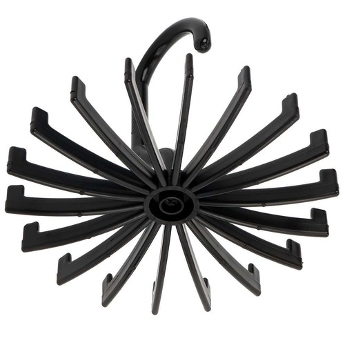 Neck Tie Rack 360° Adjustable Hanger Organizer Scarf Belt Hook Storage Holde - Picture 13 of 14