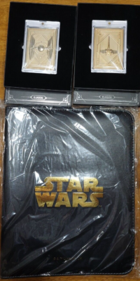 2023 Card Fun Star Wars TIE And X-wing Gold Metal Bar Card Sealed Binder Disney | eBay 2023 Card Fun Star Wars TIE And X-wing Gold Metal Bar Card Sealed Binder Disney | eBay