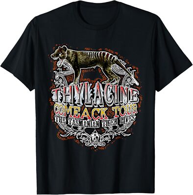 Thylacine the Endangered Tiger of Tasmania Lives T-Shirt