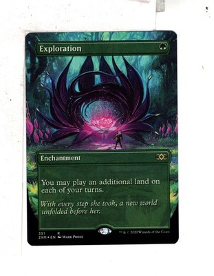 MTG SkeenaAB Exploration BORDERLESS FOIL from Double Masters. NM.