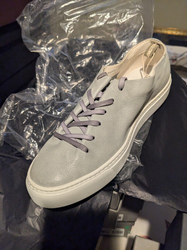 Officine Creative Leggera Gray Leather Sneakers Italy Luxury Sz 39