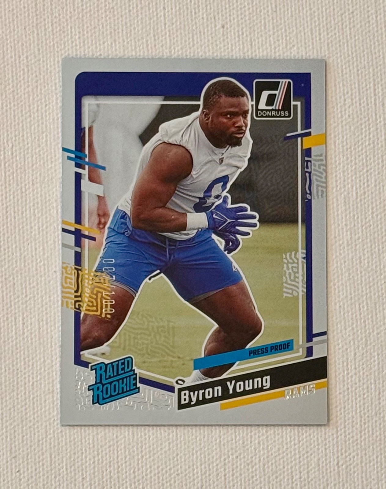 2023 Donruss Press Proof Silver #355 Byron Young Rated Rookie RR SP #'d /100 RC