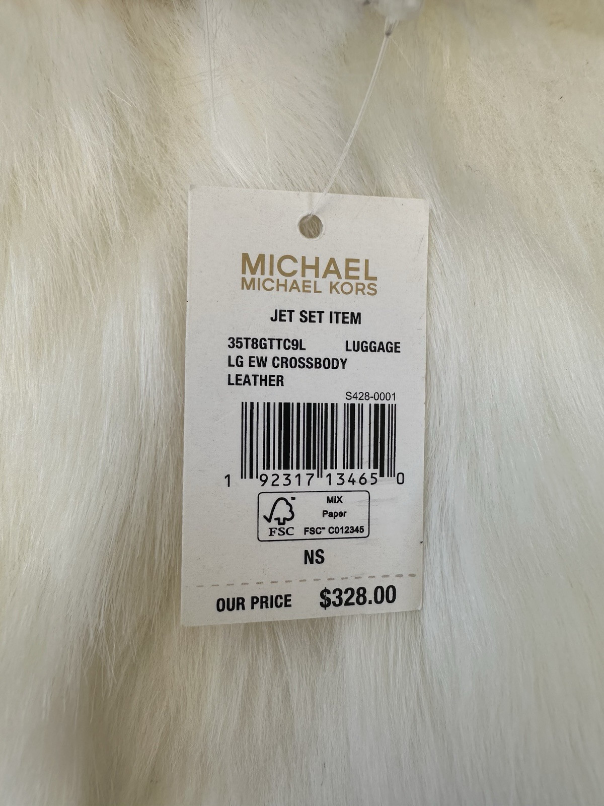Michael Kors Jet Set Item Large EW Crossbody (Luggage)