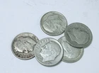 ROOSEVELT SILVER DIMES LOT OF 5 - 90% SILVER FREE SHIPPING #8279