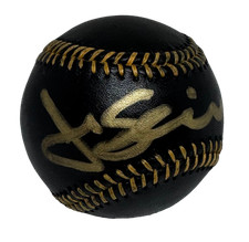 Jerry Seinfeld Signed Autograph Black OMLB Baseball Ball - Very Rare! w/ JSA COA