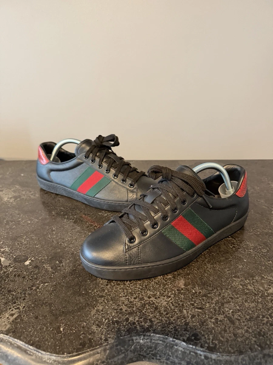 Gucci Ultrapace GG Monogram Sneakers Red Green Web Neon Men’s Size 12 New Gucci Ultrapace R Two-Tone 623151 Pink Green Men Sneakers G  main image 4