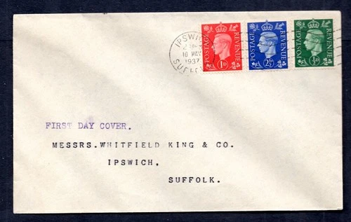 GB - 1937 KGVI Definitives First Day Cover
