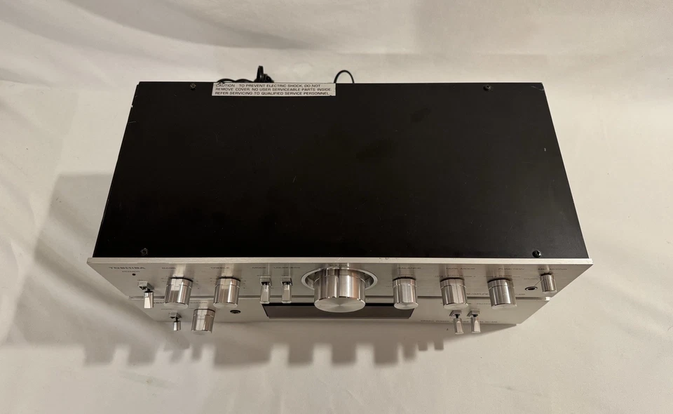 Preamplificador y amplificador Toshiba SY-335 y SC-335 años 70 probado funcionando excelente Foto 3 de 4