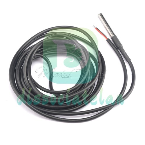 3m Waterproof DS18B20 Digital Temperature Humidity Sensor Probe Thermistor Cable - Picture 6 of 7