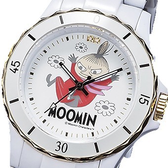 Moomin Little My Diamond White Keramik Uhr Limited Edition 2000 Teile Neu