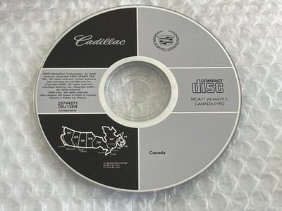 2003 2004 CADILLAC CTS-V  NAVIGATION DVD 25744271-D6J138R VERSION 5.1 OEM  