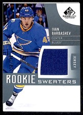 2017-18 SP Game Used Rookie Sweaters Jersey Relics Ivan Barbashev RC 110/199 St.