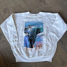 Vintage 1987 Lake Tahoe Off The Edge Sweatshirt Pullover 80s - LARGE