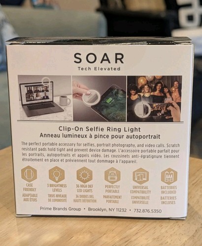 💎 Soar Tech Elevated Clip-On Selfie Ring Light 💎 - 第 2/3 張圖片