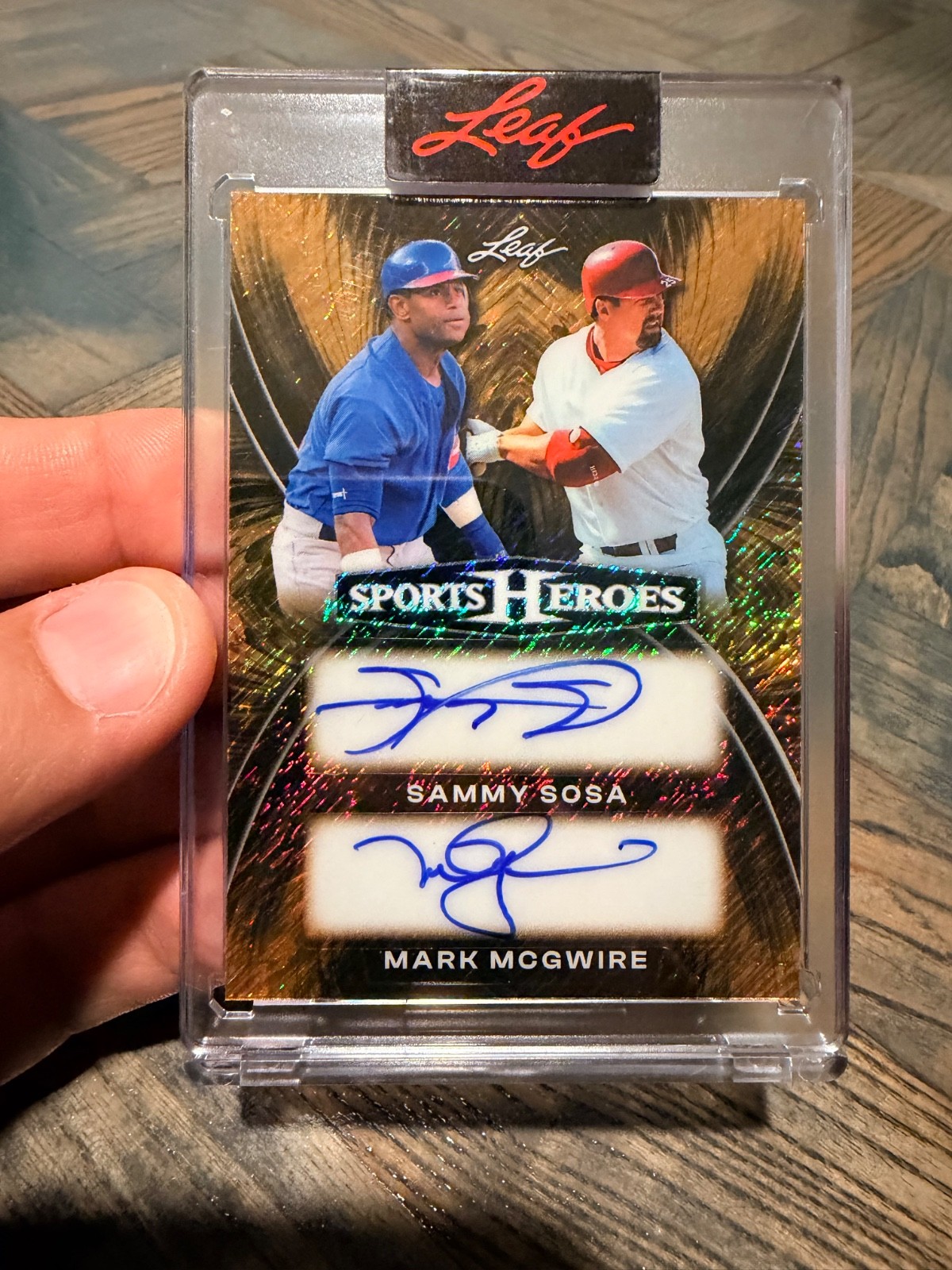 2026 Leaf Sports Heroes Sammy Sosa Mark McGwire Dual Autograph 1/1 H2-29 🔥🔥🔥