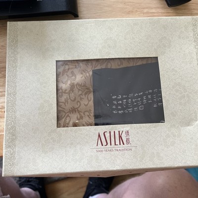 Asilk Vintage Seidentuch / Tuch Made In China